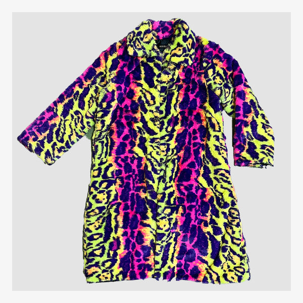 ヒョウ柄】ド派手カラフルコート – なにわ小町公式オンラインショップ