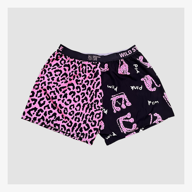 【ヒョウ】イケイケピンクヒョウトランクス