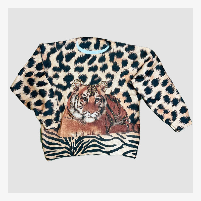 トラ】トラ×ヒョウコラボ セーター – なにわ小町公式オンラインショップ