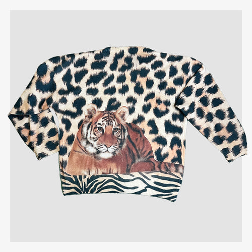 【トラ】トラ×ヒョウコラボ　セーター