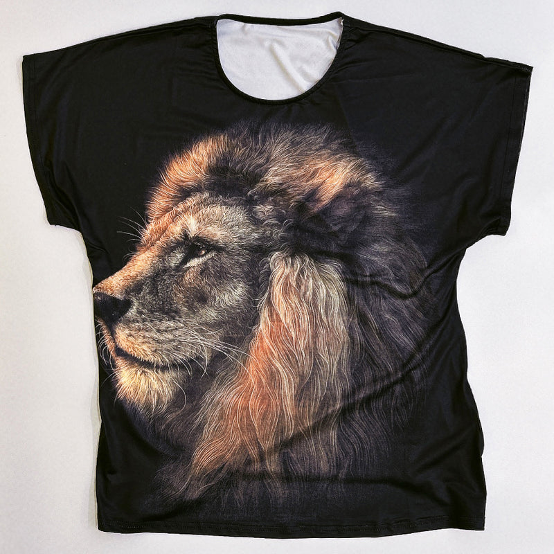 【ライオン】たそがれTシャツ